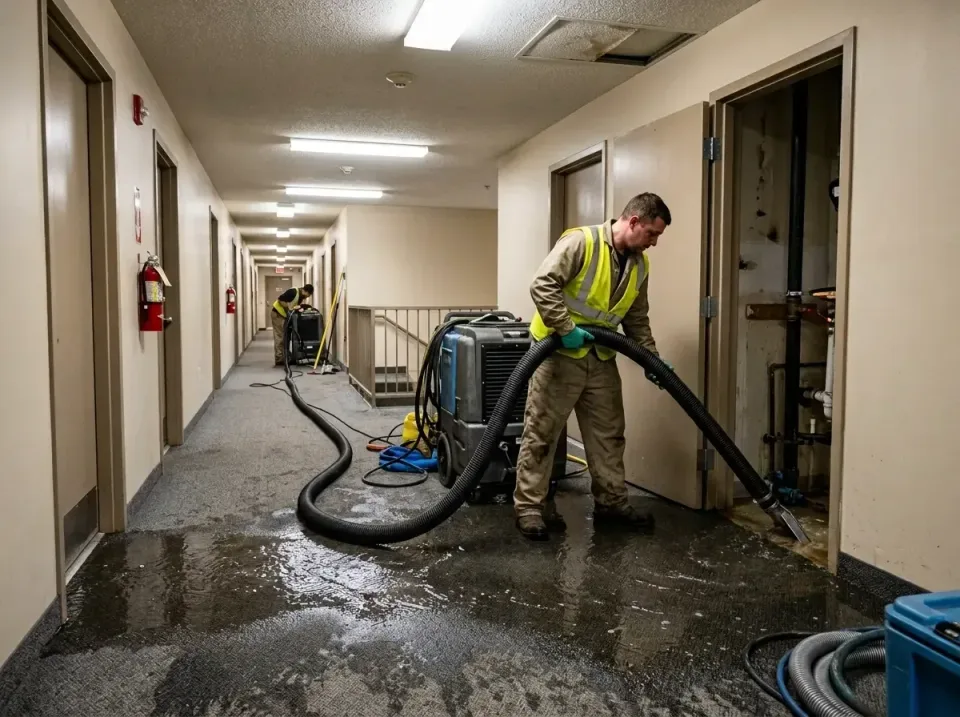multi-unit-apartment-hallway-f-005 — frequently asked questions, Emergency Burst Pipe Water Extraction & Removal in Lennox,…